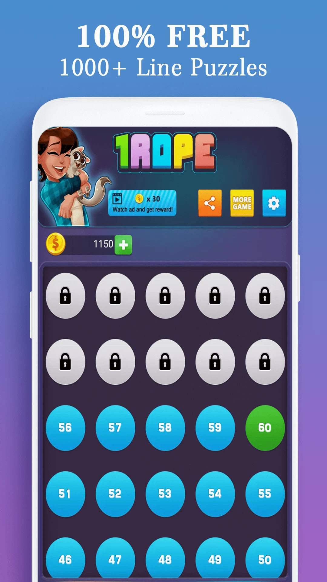 One Line Puzzle - One Rope screenshot